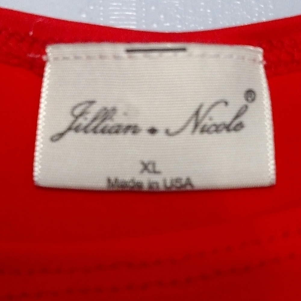 Jillian + Nicole Womens Super Soft Red Tank Top Size XL‎ - Picture 9 of 9